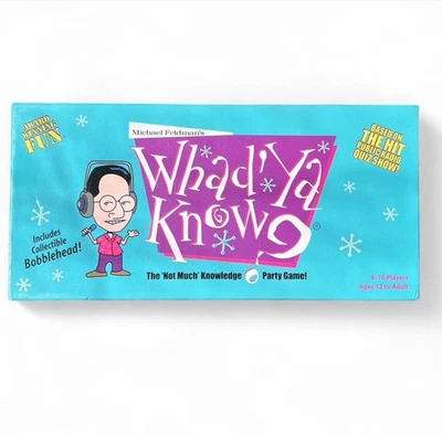 Out of the Box Boardgame Whad'Ya Know? Box Fun Family Bobble Head - Image 1 of 4