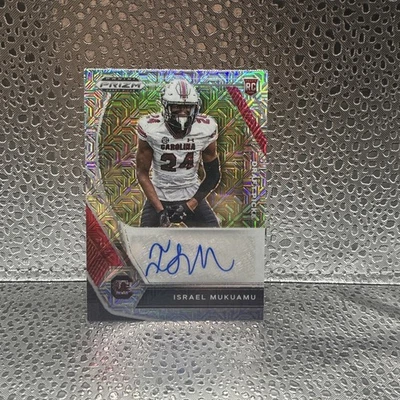 2021 Panini Prizm Draft Picks - Autographs Israel Mukuamu Mojo Prizm /25 (AU,RC) - Image 1 of 4
