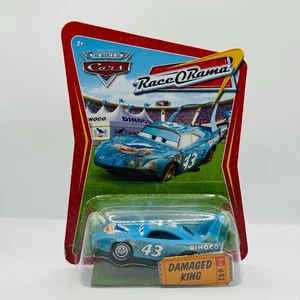 Disney Pixar Cars - RACE DAMAGED KING Race O Rama 2009 - 1:55 Diecast - Picture 1 of 1