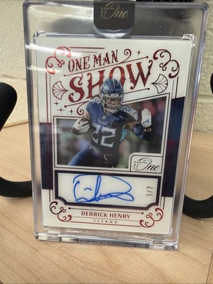 Panini One 2022 - Autógrafos Derrick Henry 3/7 (AU) One Man Show  Foto 1 de 3