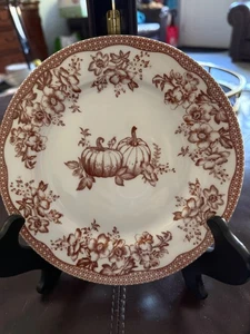Dwell Essentials 8" Salad / Dessert Plate Pumpkin Design - Picture 1 of 4