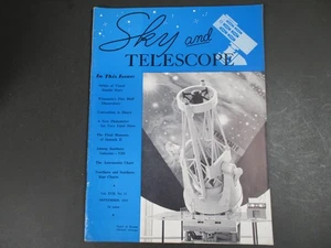 Sky & Telescope Magazine September 1958 Vol.17 No.11 Russian Telescope No label - Picture 1 of 3