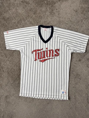 Camiseta de béisbol vintage de los 80 para hombre Rawlings Minnesota Twins MLB, talla L Foto 1 de 4