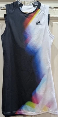 NEW Women's Size Small Adidas World Cup Tennis Dress HF6330 with  Black Shorts - Image 1 of 4