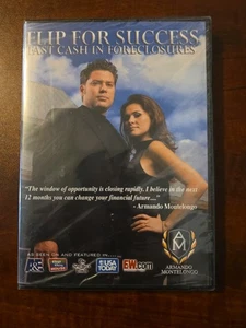 Flip For Success Fast Cash In Foreclosures DVD Armando Montelongo NEW Sealed - Imagen 1 de 2