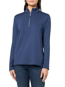 Men's KNT PERF Half Zip, Navy Heather - Picture 1 of 3