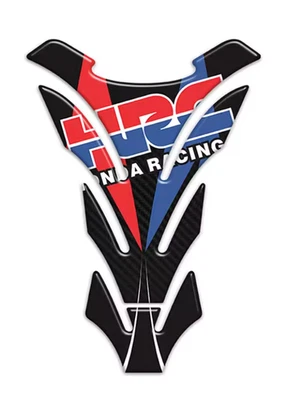 Honda CBR HRC Motorcycle Fuel Tank Pad Paint Protection Decal Black Red Blue - Image 1 of 2