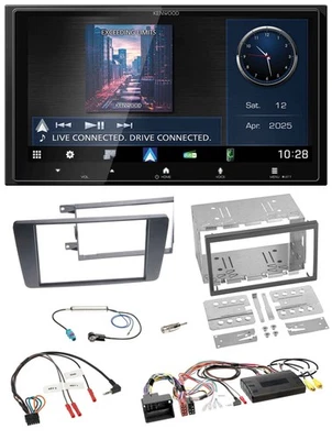Kenwood Bluetooth 2DIN USB DAB Lenkrad Autoradio für Skoda Octavia 09-13 Scout a - Bild 1 von 4