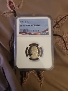 1983-S JEFFERSON NICKEL NGC PF69 ULTRA CAMEO - Picture 1 of 2