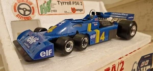 TYRRELL P34/2 DEPAILLER BURAGO SCALA 1:14 PERFETTA E COMPLETA CON SCATOLA - Foto 1 di 10