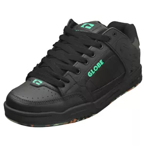 Globe Tilt Uomo - Sneakers da Skate in Pelle e Sintesi Nero Verde - 40.5 EU - Imagen 1 de 8