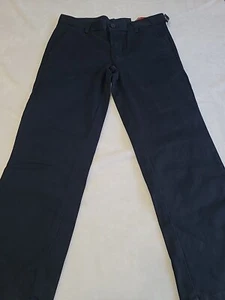 NWT Boys IZOD Flat Front Stretch Navy Blue Chino Pants; Sz 8 Husky - Picture 1 of 15