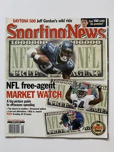 NFL FREE-AGENCY / YAO MING USA SPORTING NEWS MAGAZINE MARCH 2005 - Picture 1 of 4