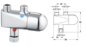 NEU Grohe Grohtherm Micro Untertischthermostat 3402300 chrom - Bild 1 von 2