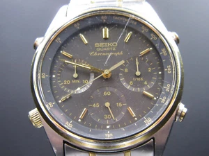 T103⭐⭐ Vintage " Seiko " Chronograph Quartz Armbanduhr 7A28-7020 James Bond ⭐⭐  - Bild 1 von 11