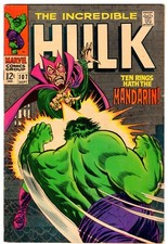 INCREDIBLE HULK 107  HULK vs THE MANDARIN!  10 RINGS Cover!  F- (5.5)  SHANG-CHI