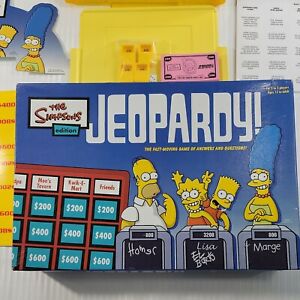 The Simpsons Edition Jeopardy! Board Game by Pressman 2003