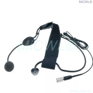 Schwarz ME3 Headset Mikrofon für Audio Technica Musik BodyPack Sender - Bild 1 von 9