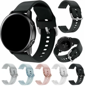 Silikon Armband für Samsung Galaxy Watch 5/5 Pro 45mm/Watch 4/4 40 46mm Classic - Bild 1 von 28