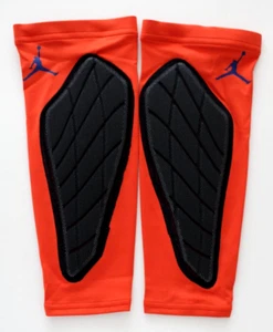 Nike Jordan Padded Shivers Forearm Sleeves Mens S/M NCAA Team Orange - Picture 1 of 4