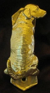 CHESAPEAKE BAY RETRIEVER Solo Door Knocker in Bronze - Picture 1 of 1