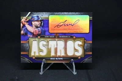 2024 Topps Triple Threads Jose Altuve - Autograph Relic 14/27 - Image 1 of 2