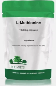 ECO-VITS L-METIONINA 1000MG CÁPSULAS. Embalaje reciclable. - Imagen 1 de 2