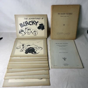 The Blacky Pictures by Gerald S Blum Personality Dynamics Psychology Test 1950s - Picture 1 of 10