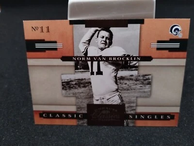 2008 Donruss Classics Classic Singles #21 Norm Van Brocklin /1000 - Image 1 of 2