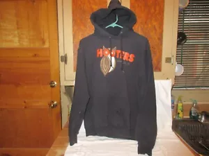 Jerzees Brand Hooters Amarillo, TX Black Hoodie Sweatshirt Adult Size L - Picture 1 of 5