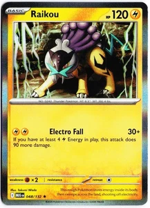 Pokemon Raikou Raro Holo MEG 048/132 NM - Imagen 1 de 2