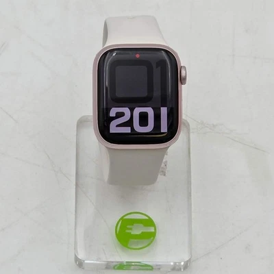 GPS Only Apple Watch Series 9 41MM Pink Aluminum Starlight Sport Band MR943LL/A - Image 1 of 4
