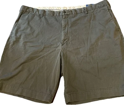 Pantalones Cortos Polo Ralph Lauren Para Hombre Talla 48” 9” Entrepierna Chino Gris Algodón Sarga Golf Foto 1 de 4