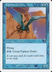 4x Vigilant Drake - LP - 7th Edition - SPARROW MAGIC - mtg - Picture 1 of 1