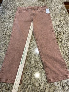 Kut Coffee  Reese High Rise Ankle Straight Leg Size 10 Inseam 27” Jeans NWT New - Picture 1 of 11