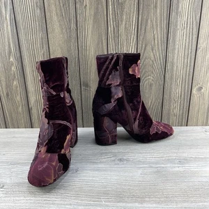 Botín floral de terciopelo Steve Madden para mujer talla: 7,5 LEER - Imagen 1 de 17