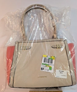 Brand New - Liz Claiborne Tuxedo Tote Bag - Watermelon- 11"H x 16.25"D x 5.25W - Picture 1 of 10