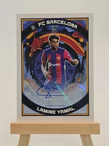 2024 Topps Barcelona Year Of The Dragon Lamine Yamal RC Auto Chinese Zodiac - Picture 1 of 4