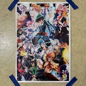 My Hero Academia ✅ Anime Poster ✅ Canvas Wall Art Man Cave ✅ 12x18 inch Unframed - Picture 1 of 4