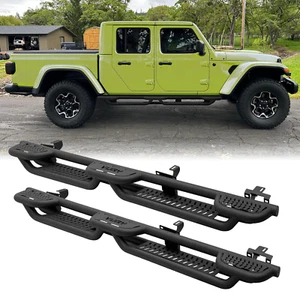 Vijay Texture Running Boards Side Steps Fits 2020-2025 Jeep Gladiator JT 4 Door - Picture 1 of 12