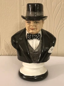 Michael Sutty WINSTON CHURCHILL Bust Black With Grey Limited Edition 4/250 - Picture 1 of 17