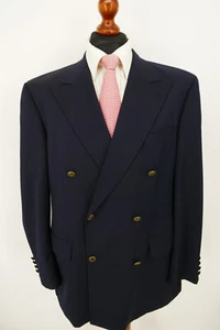 Yves Saint Laurent Club Blazer Sakko Gr.54 Schurwolle Blau Schwarz Top Zustand - Bild 1 von 9