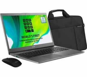 ACER 715 15.6" Chromebook Intel Pentium 128GB eMMC 4GB RAM Full HD Grey - Afbeelding 1 van 9