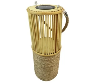 Laterne Solarladung rund 13x30 Zeremonienschmuck - Bild 1 von 1