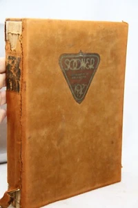 1912 UNIVERSITÄT OKLAHOMA JAHRBUCH SOONERS LEDEREINBAND - Bild 1 von 8