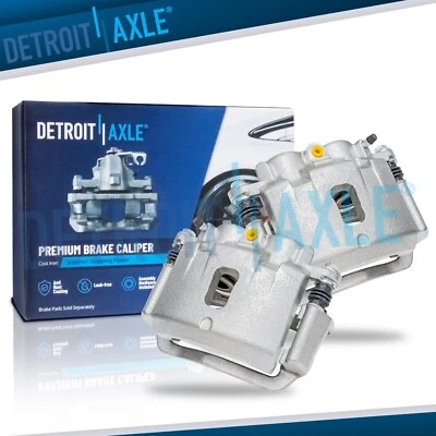 Rear Brake Calipers w/Bracket for 2003 - 2020 Chevy Express 2500 GMC Savana 2500 - Image 1 of 4