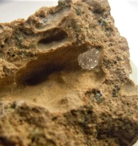 FAUYASITE (FAU1) Mineral from Almeria, Spain (in clear acrylic box) - Picture 1 of 8