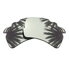 Silver Vented Polarized Replacement Lenses for-Oakley Flak 2.0 XL Sunglasses