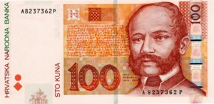 Croatia 100 Kuna 2002 UNC P-41a Banknote Prefix A Suffix P Paper Money - Picture 1 of 2