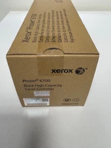 Genuine XEROX Phaser 6700 BLACK Toner Cartridge H Cap 106r01510 - Photo 1/3